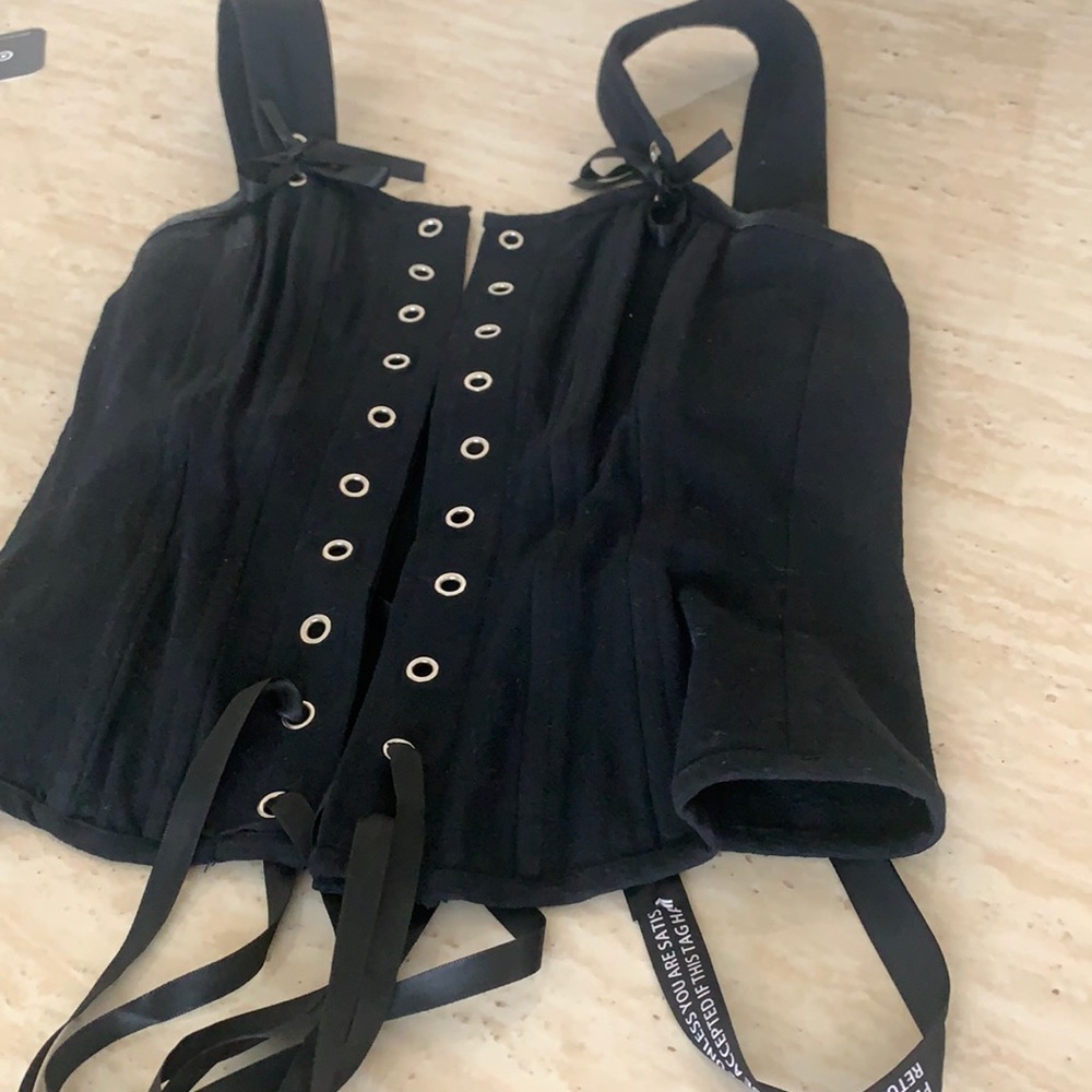 Lace up top